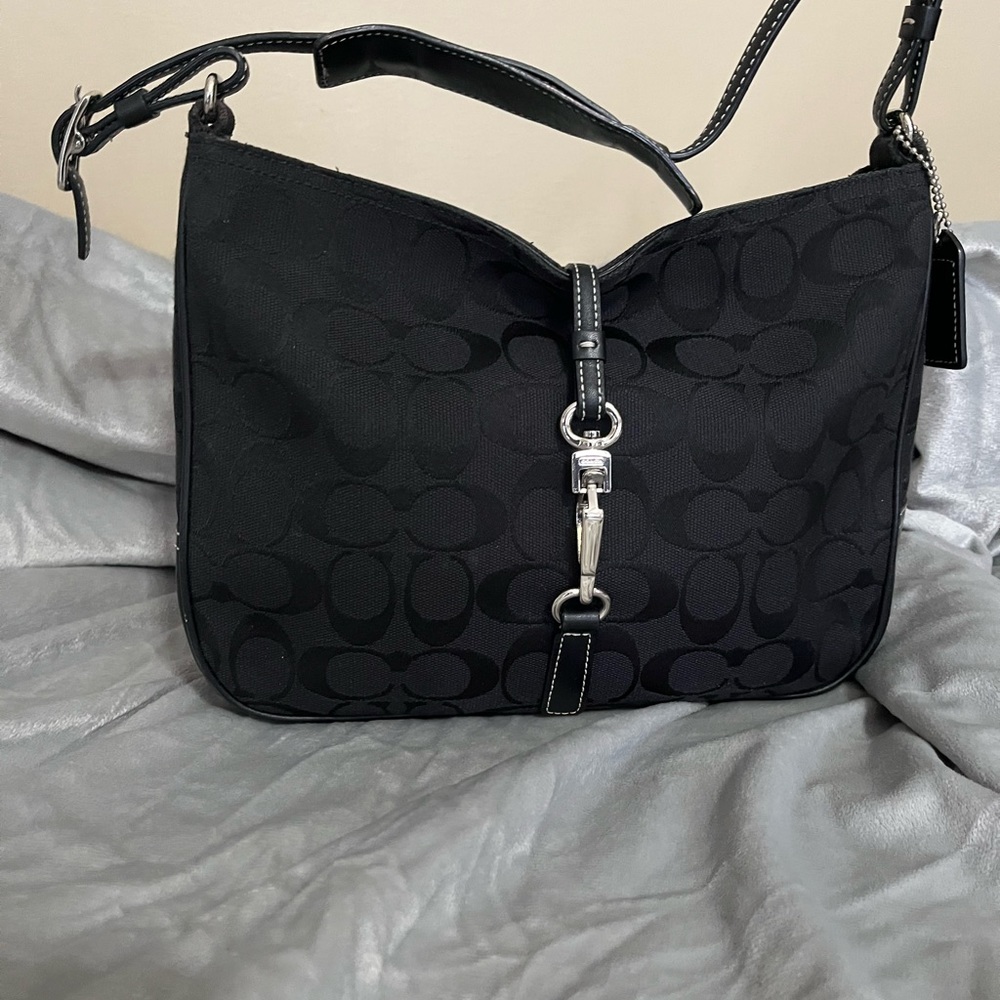 Womens Black Coach bag
